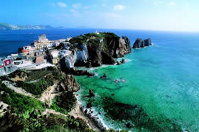 Ponza - a view of Punta della Madonna - Credit - De Agostini Picture Library