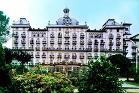 Stresa - the Grand Hotel des Iles Borromees has lost none of its Belle Epoque charm - Credit - De Agostini Picture Library