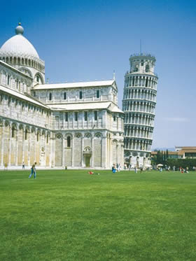 Tuscany, Pisa - Piazza dei Miracoli and the miracle of the Leaning Tower that lingers in the memory - Credit - De Agostini Picture Library