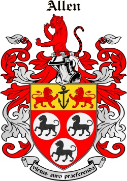 Allon family crest