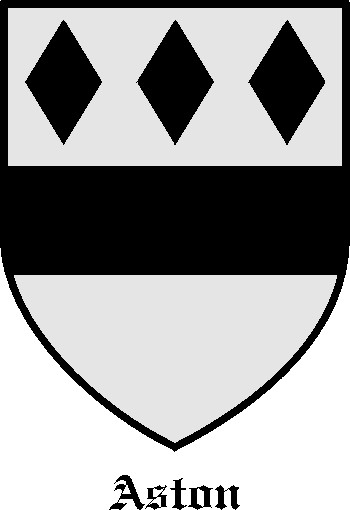 Aston family crest Aston family crest