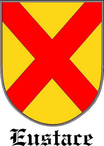 EUSTACE family crest EUSTACE family crest