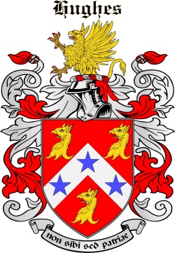 Hews family crest