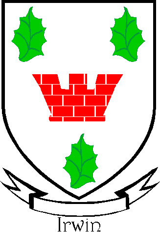 ERWIN family crest ERWIN family crest
