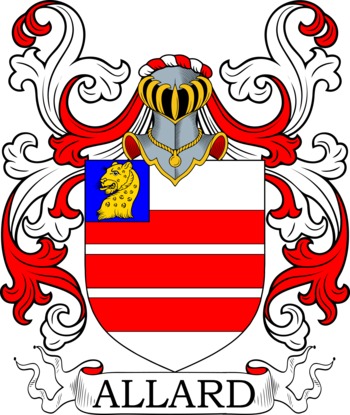 ALLARD family crest ALLARD family crest