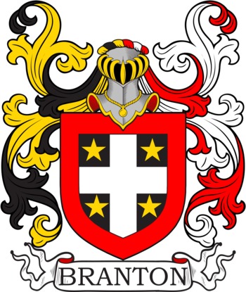 Branton family crest Branton family crest
