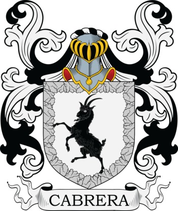 CABRERA family crest CABRERA family crest
