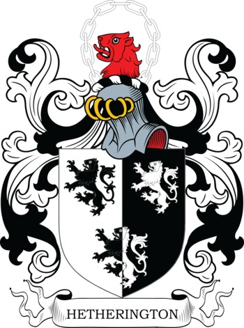 HETHERINGTON family crest HETHERINGTON family crest