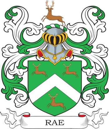 Rae family crest Rae family crest