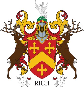 RICH family crest RICH family crest