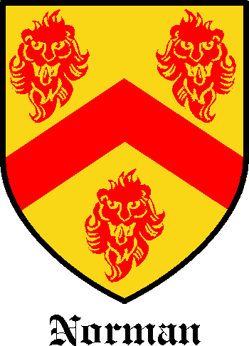 Norman family crest Norman family crest