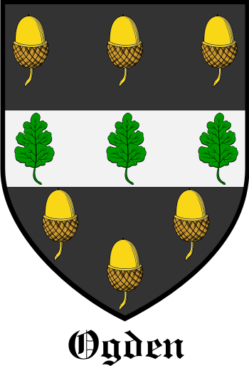 Ogden family crest Ogden family crest