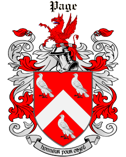 PAGE family crest