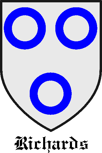 Richards family crest Richards family crest
