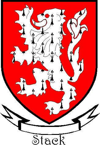 Stack family crest Stack family crest