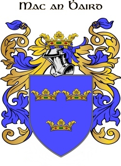 WARDE family crest