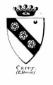Arms of John Carey Earl of Dover extinct 1677 a branch of Devon Cary  illus  from Burke DEP 1883